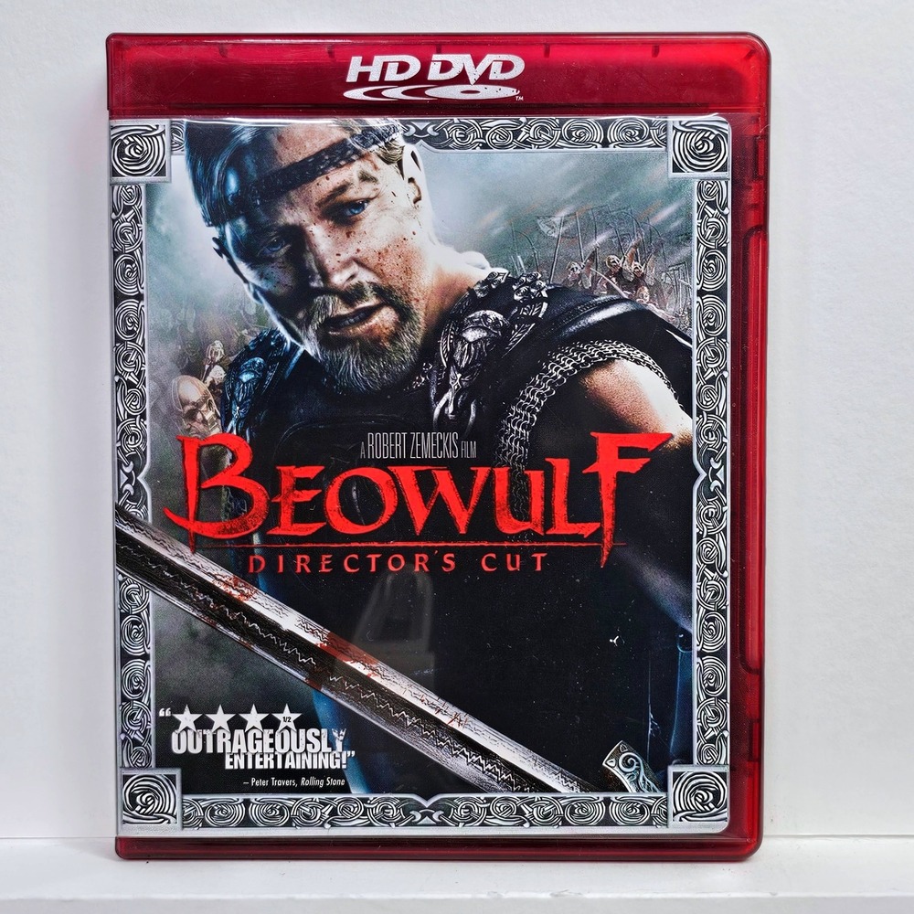 Beowulf Director's Cut HD DVD Robert‎ Zemeckis Ray Winstone Angelina Jolie 2007